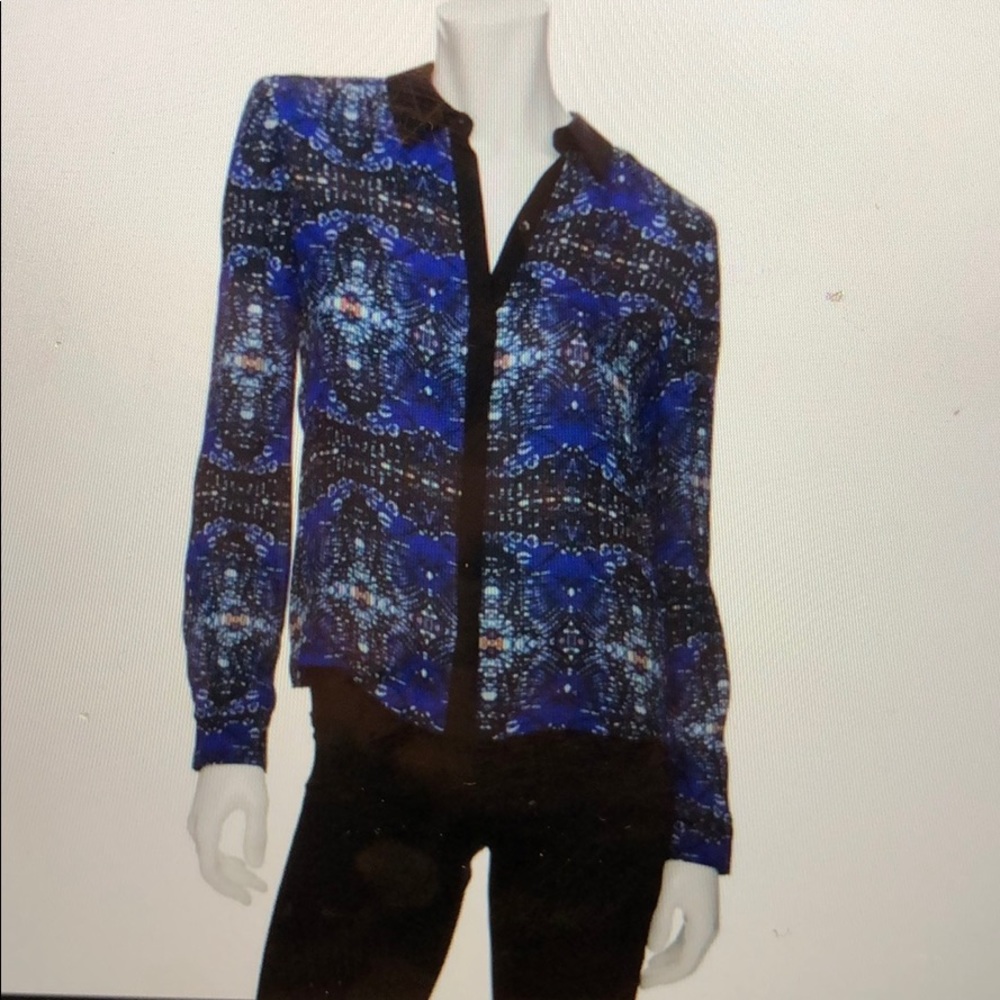 ALC | Exclusive Gillian Printed Silk Blouse